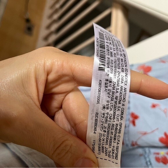 Zara Linen Blend Ruffled Straps Floral Midi Dress L NWT - Picture 15 of 16